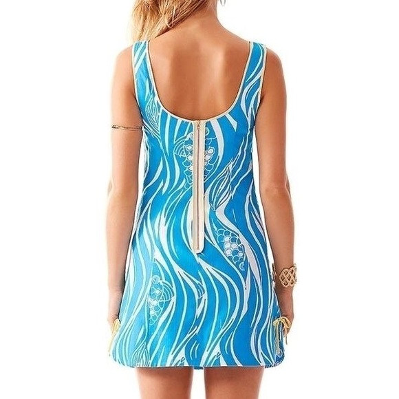 Lilly Pulitzer Resort White JOE FISH Dress 6 - Picture 2 of 8